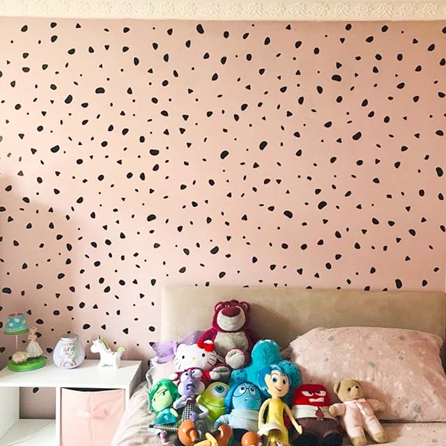 210 Dalmation Spots Dot Wall Stickers Decal Dalmatian Stickers Vinyl Polka Spots Child Kids Vinyl Art Decor Home Nursery