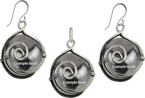 Miniatura 3 de Frosted Lime Green Sea Glass 10mm Infinity Spiral Pendant in Steel, Copper, Bronze, Black Iron, Titanium, Sterling Silver, 14K Gold, Rose Gold, or