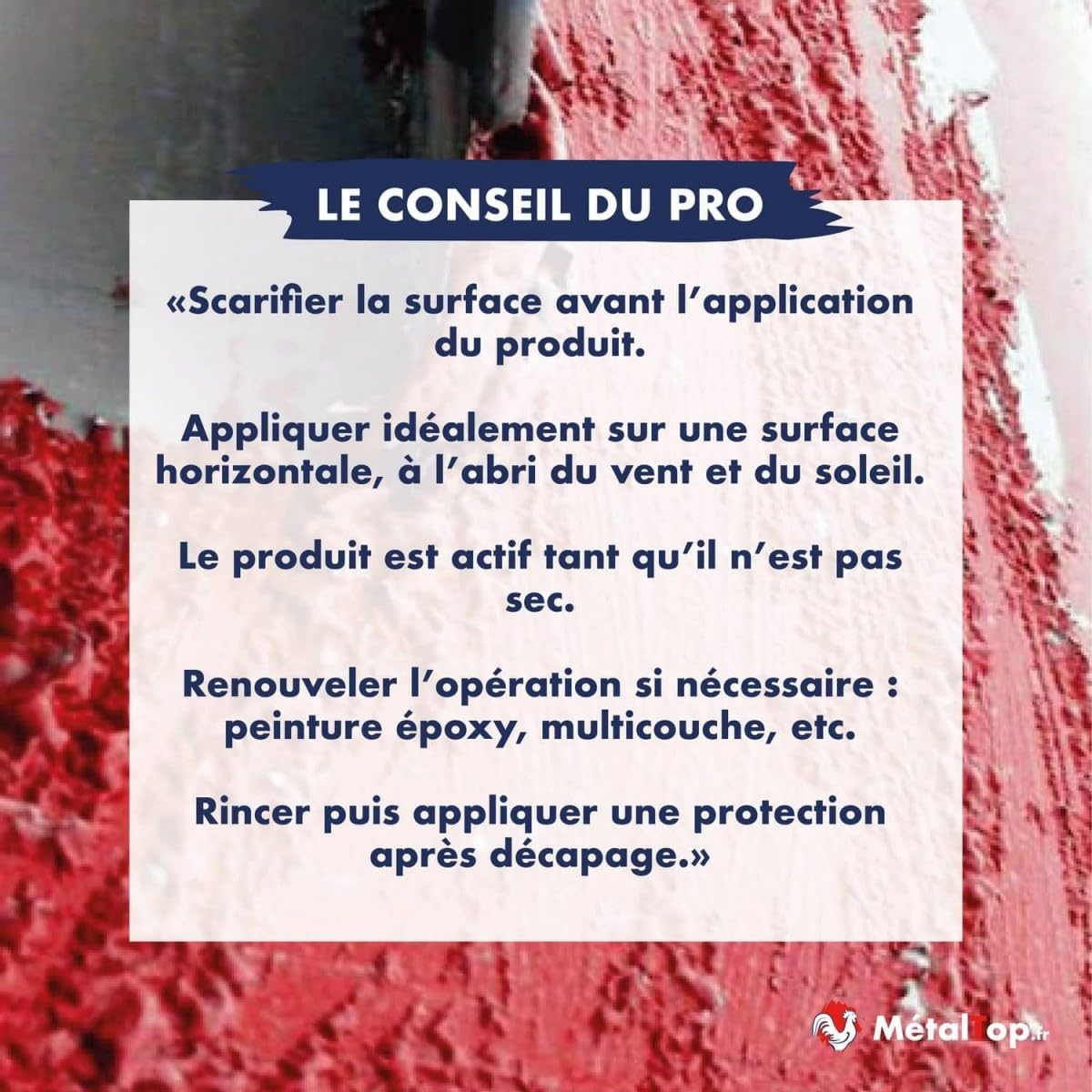 Metaltop - Decapant Lasure - 1 L - Puissant et efficace sur portail, volet et façade pour un résultat optimal.
