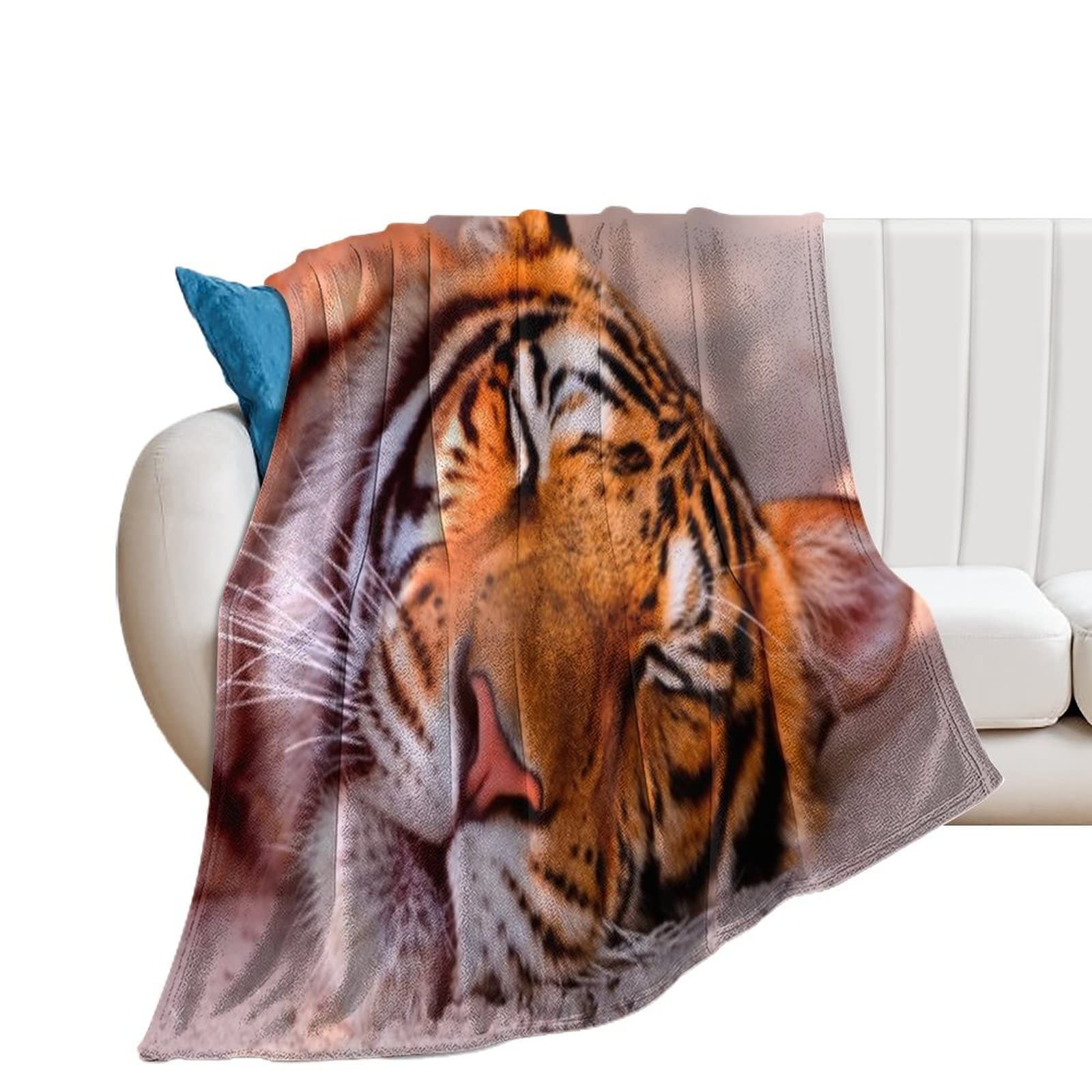 Couverture de canapé tigre cool art pour sublimer votre salon moderne