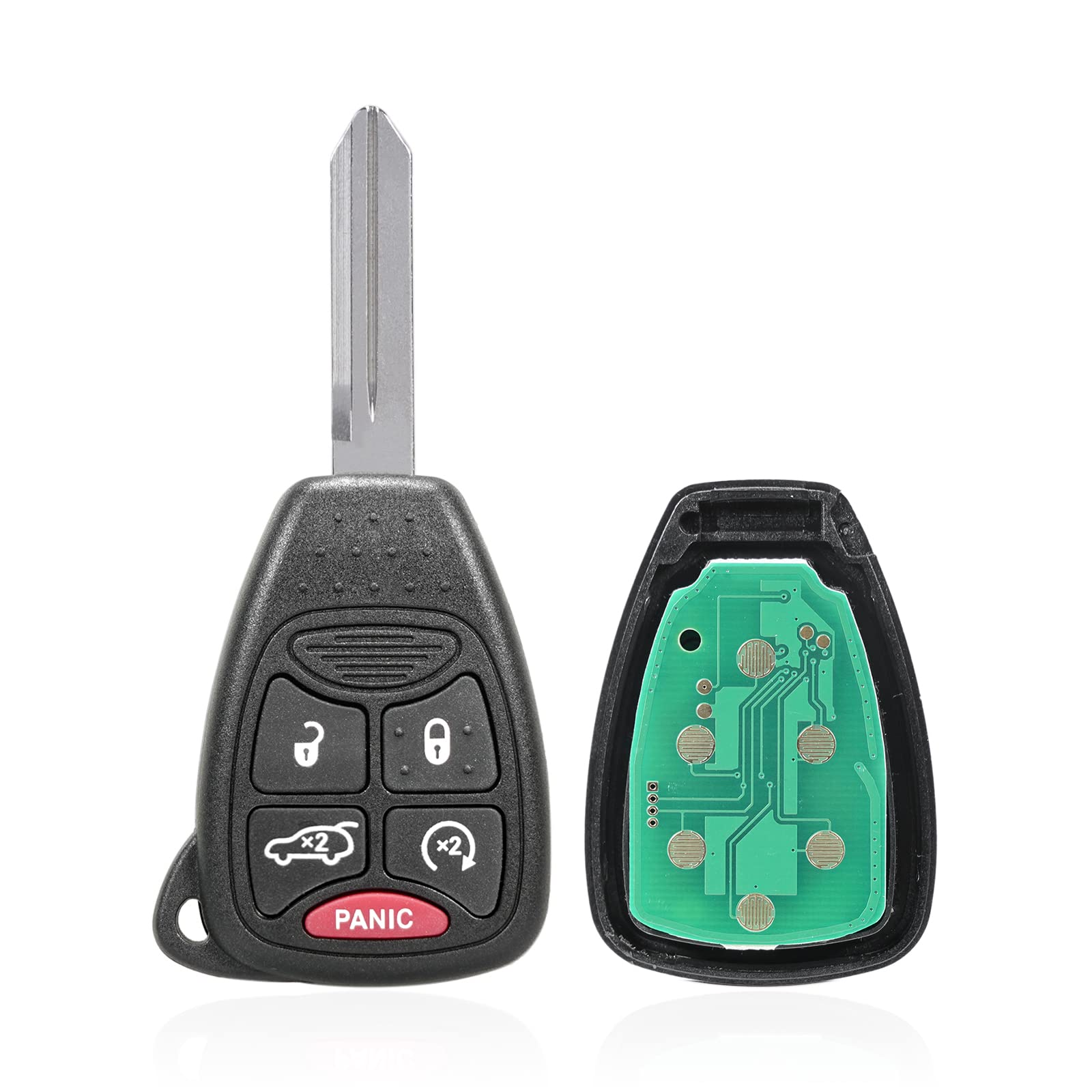 Unifizz 1 Pack Car Key Fob Keyless Entry Remote for Jeep Grand for Cherokee 2006-2007 and for Jeep Commander 2007 Black - Image 4