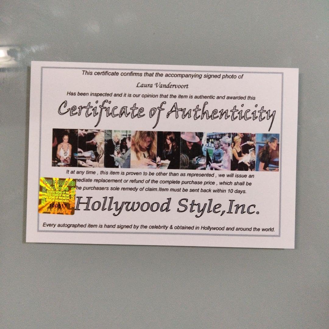 セール中…ローラ・ヴァンダーヴォート直筆サイン入り超大型写真… 女優