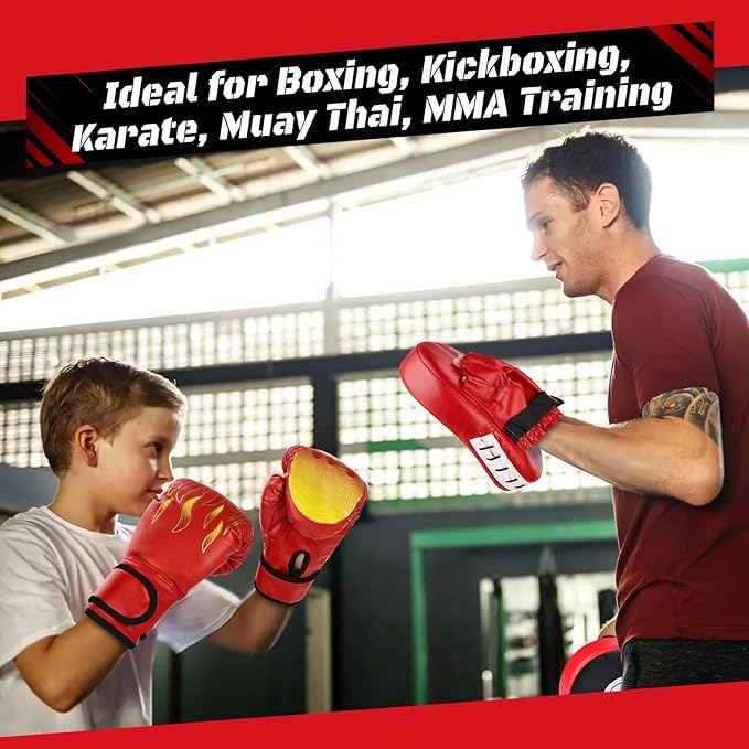 Guantes de Boxeo y Set de Entrenamiento para Niños con Prote miniatura 6