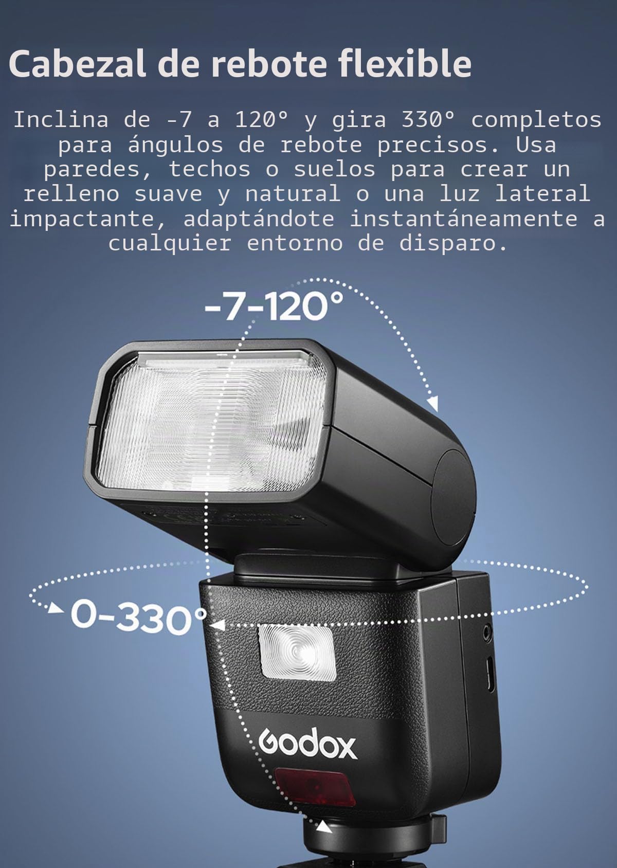 GODOX Flash V480 N Camera Flash, V480N GN50 TTL HSS 1/8000s Speedlite, Compatible con Cámara Nikon Z6III Z8 Z5 Z50II Z50 Zfc Z6II Z30 Z6 Z50II Z7II Z8 Z9 y D3500 D850 D7500 D56000 D5300
