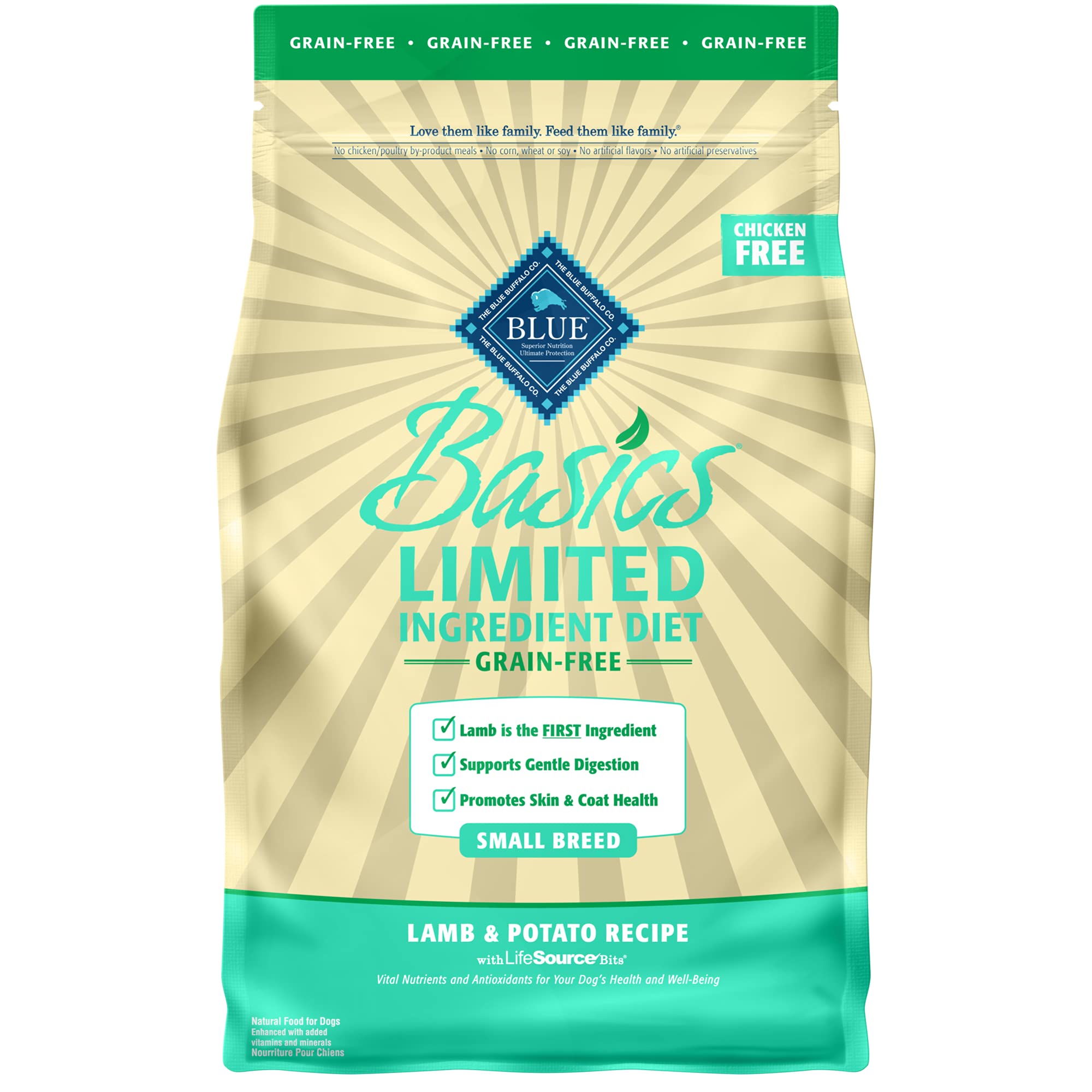 Blue Buffalo Basics Skin And Stomach Care Grain Free Natural