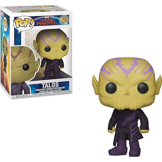 Funko Pop! Marvel: Captain Marvel - Talos Toy, Standard, Multicolor