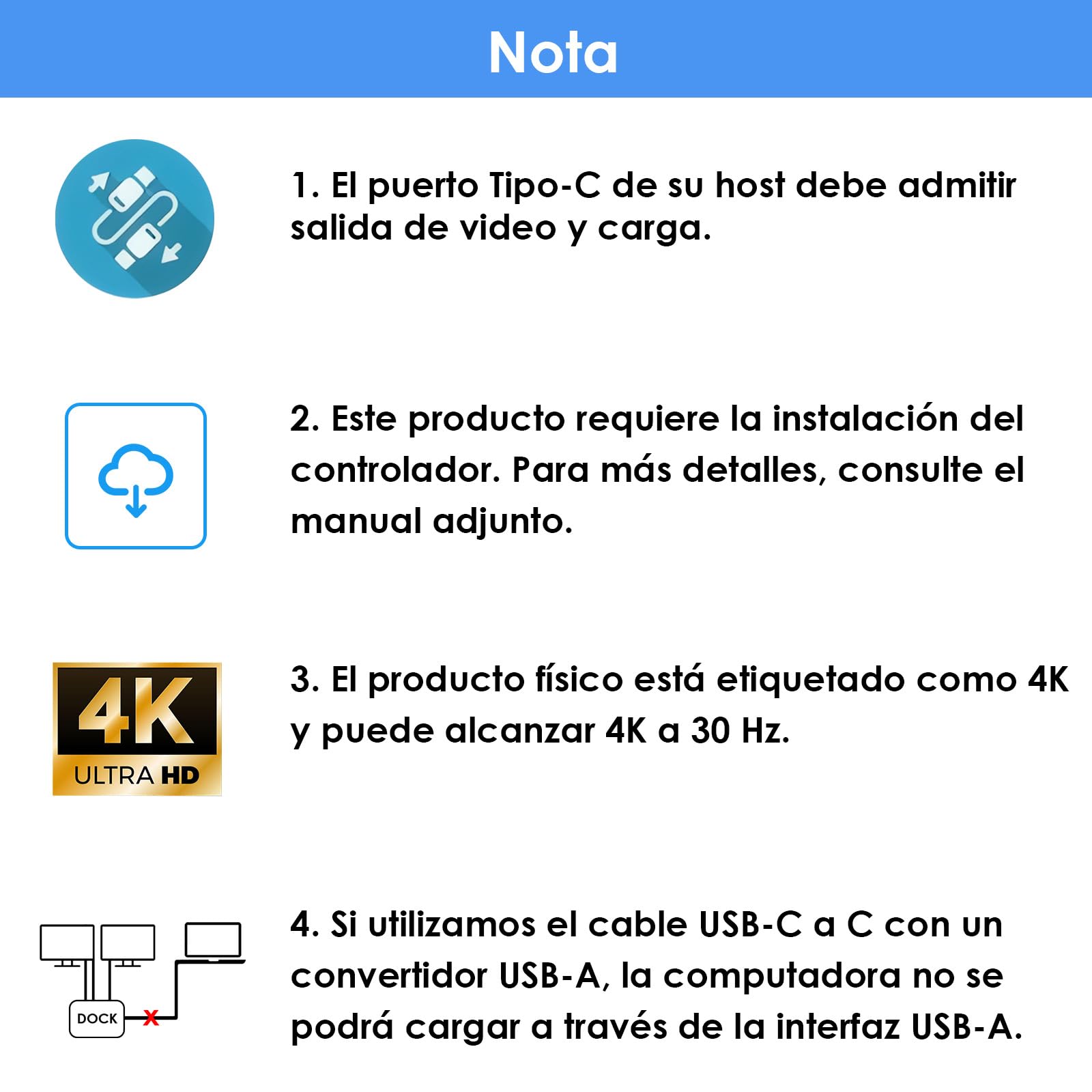 WAVLINK Estación de Acoplamiento USB-C con Dos monitores y 2 Puertos HDMI, estación de Acoplamiento con Doble HDMI, Entrada PD de 130 W, 4 Puertos USB-A, Gigabit Ethernet, Audio, Compatible con Mac