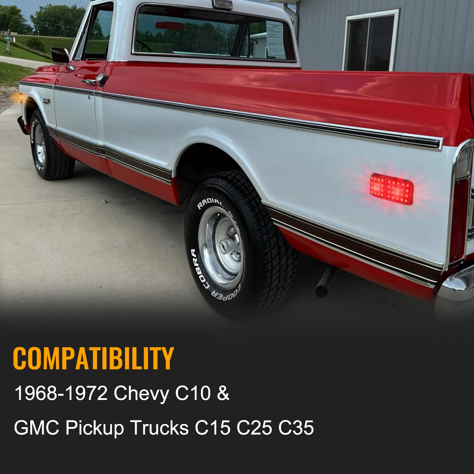 Amazon.com: Gempro LED Side Marker Lights for 1968-1972 Chevy C10