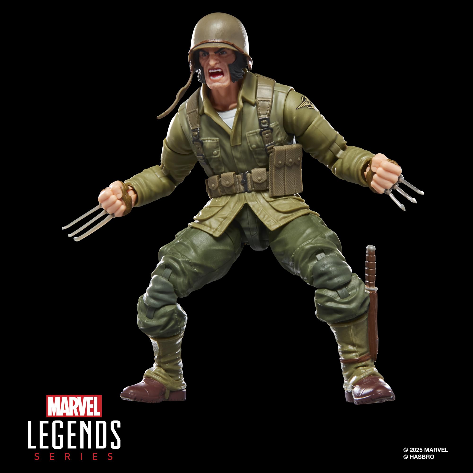 Marvel Legends Serisi Wolverine (İkinci Dünya Savaşı Logan), X-Men Comics Koleksiyon 15,5 cm Ölçekli Aksiyon