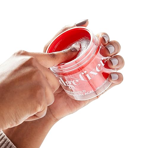 Miniatura 9 de KISS COLORS & CARE Maximum Hold Edge Fixer, Non-Greasy Gel Formula Infused With Biotin B7, 24 Hour Hold, ‘Strawberry Acai’ Scented, 3.38 Fl. Oz.