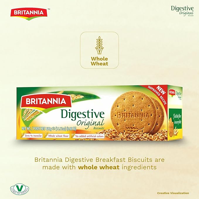 Galletas Digestive Original BRITANNIA 400g miniatura 2