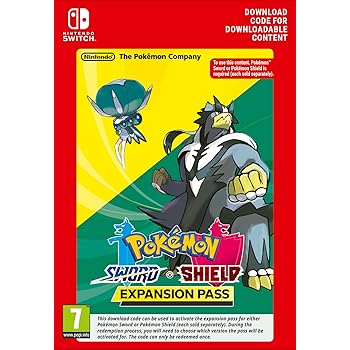 Pokemon Sword and Pokemon Shield Expansion Pass Download Code (Switch)