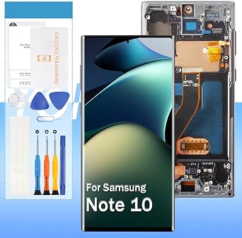 Screen Replacement for Samsung Galaxy Note 10 SM-N970F SM-N970U SM-N9700 6.3" LCD Display Touch Digitizer Assembly with Black FrameIncell,Not Fingerprint