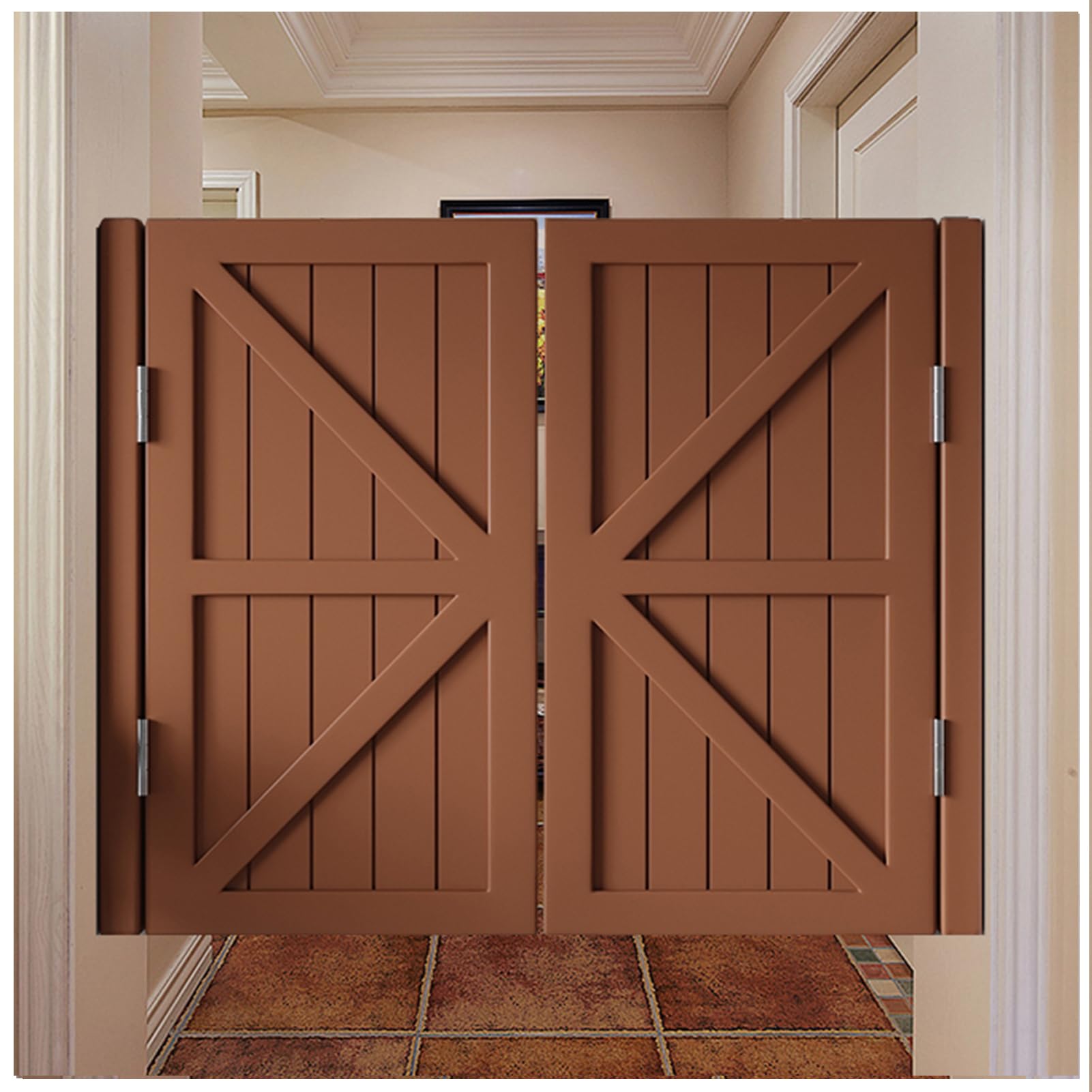 Porte Oscillanti Saloon - In Legno Massello, Chiusura Automatica, Personalizzabili - Per Interni - Foto 8