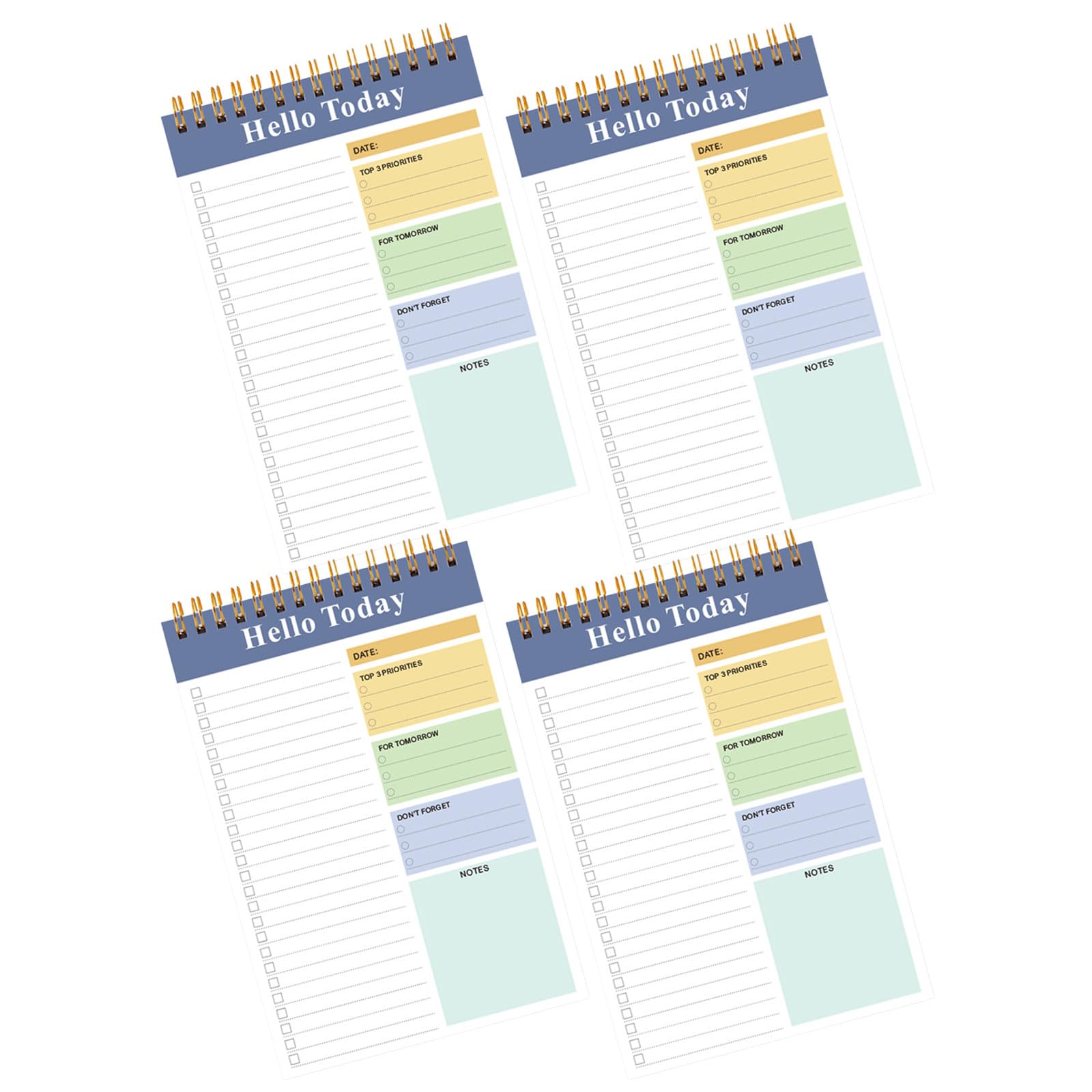 Bloc-notes à spirales multifonctionnels fournitures scolaires et cahier de notes - 7