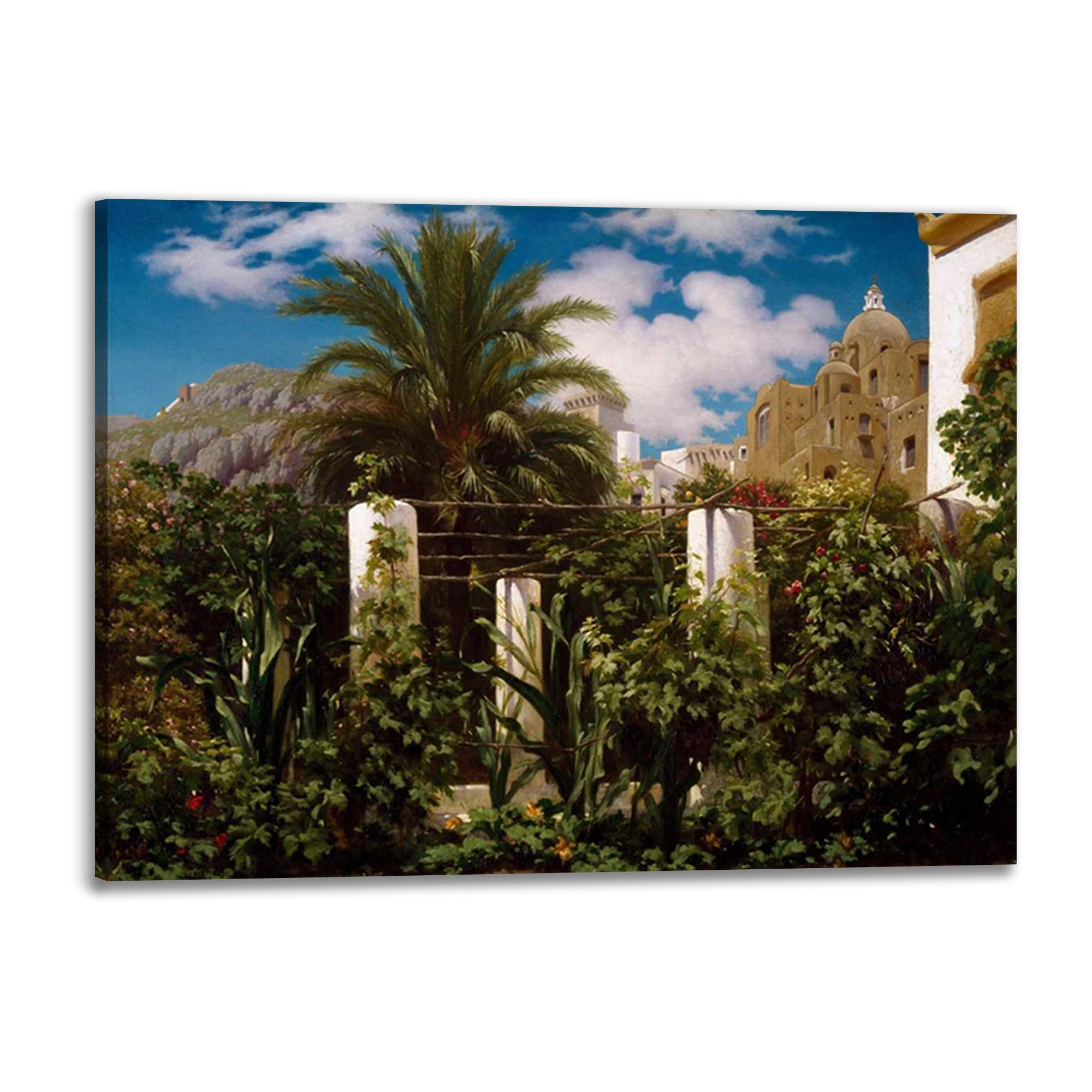 Toile avec cadre en bois Frederic Leighton pour une ambiance chic de salon