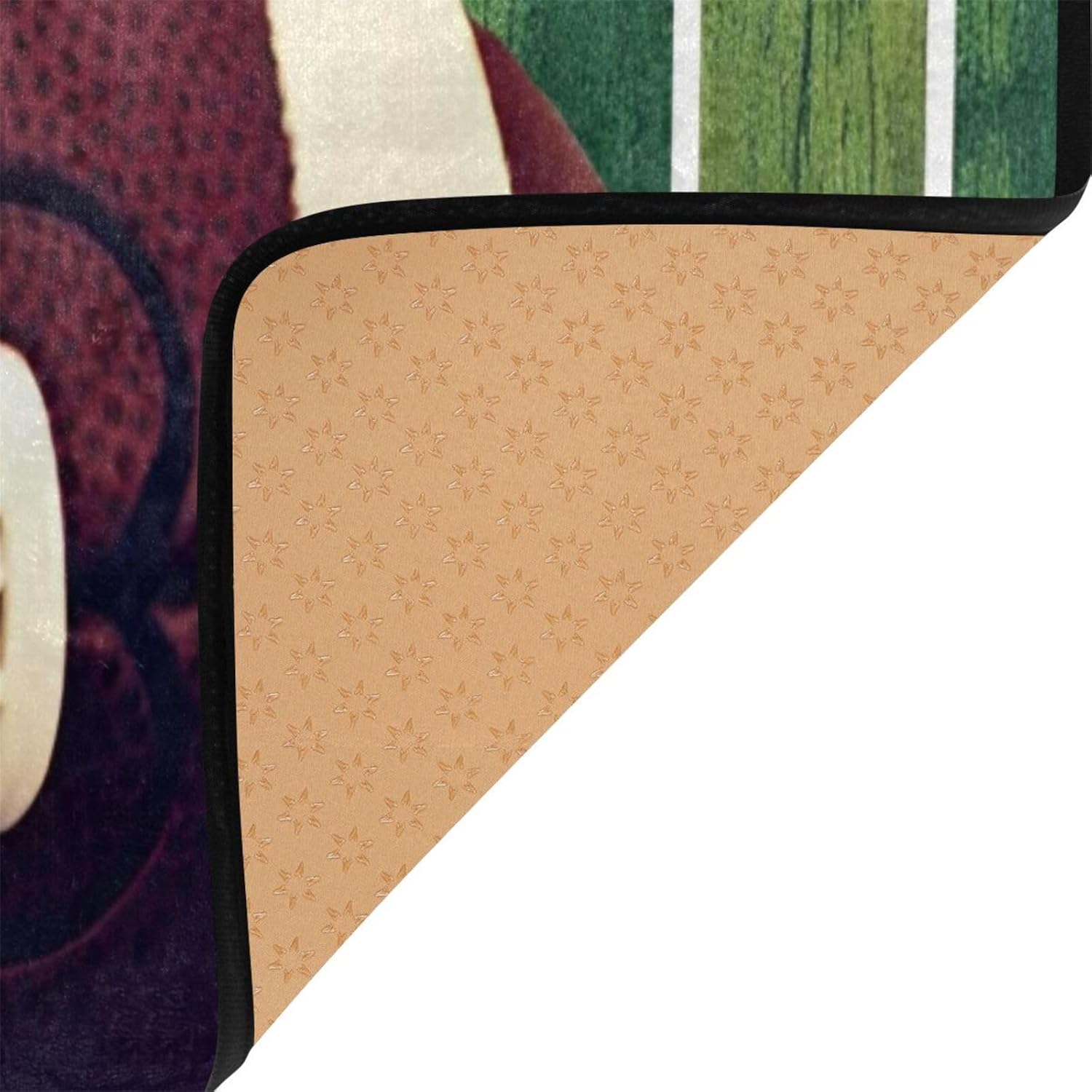 ALAZA Grunge American Football Field Non Slip Area Rug 4'10" x 6'8" for Living Dinning Room Bedroom Kitchen Hallway Office Modern Home Decorative