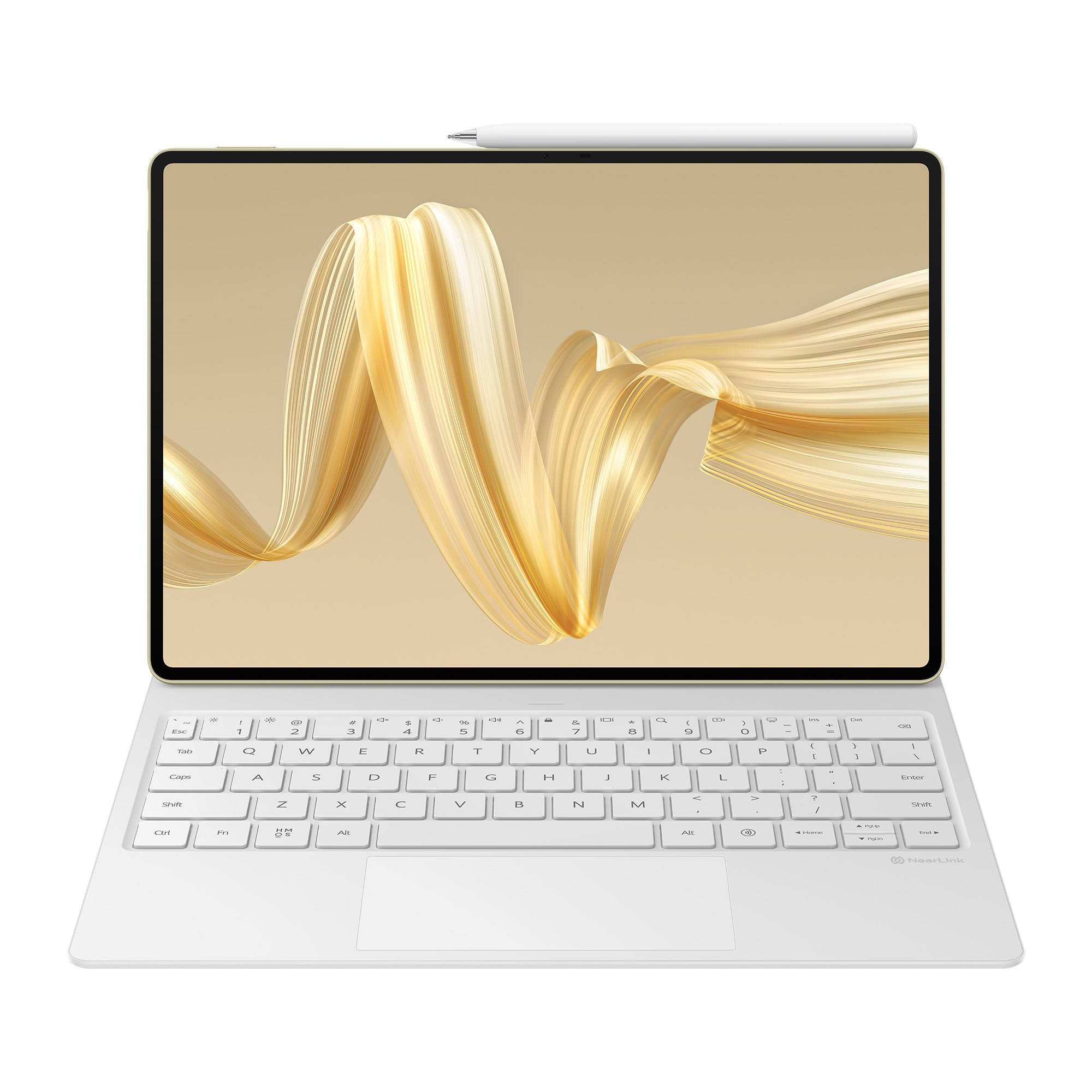 Huawei MatePad Pro 12.2" PaperMatte Tablet | 2.8K Tandem OLED, 144 Hz Auto-Adaptive, 12GB+512GB, 2-in-1 Tastatur, 10100 mAh, Gold