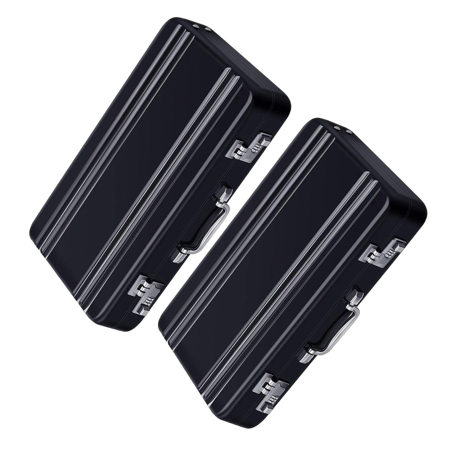 Hsioluted D Hsiolute 2Pcs Metal Business Car Holder 3.86X2.52inch Light Weight Portable Aluminum Alloy Name Car Case For Aily An Travel Aluminum Name Holder