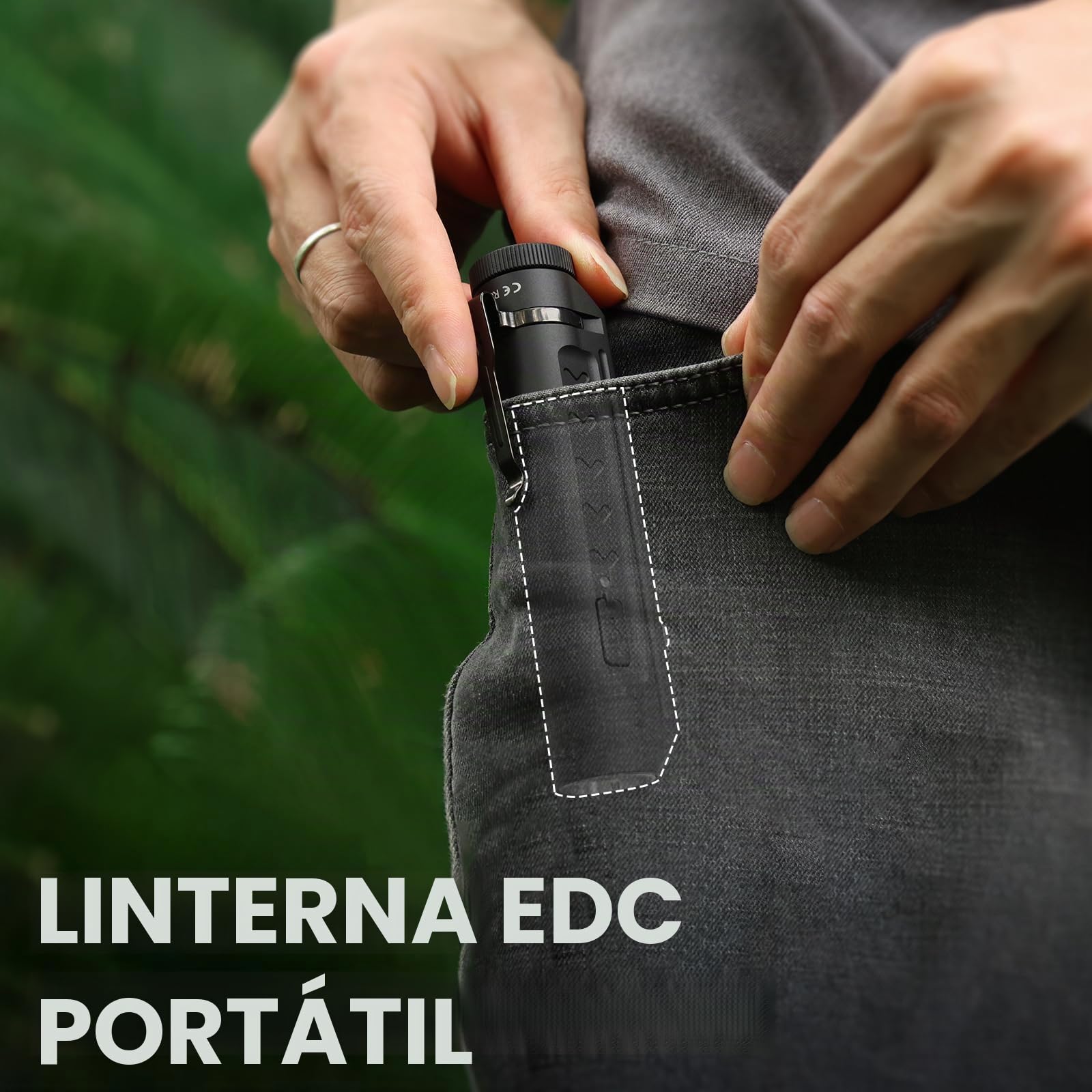 Linterna LED Sofirn IF24 Pro Muy Brillante - Linternas EDC LED Recargables 1800 Lúmenes, Lámpara Recargable Superbrillante con Tapa Magnética, Luces de Color Rojo para Camping, Senderismo