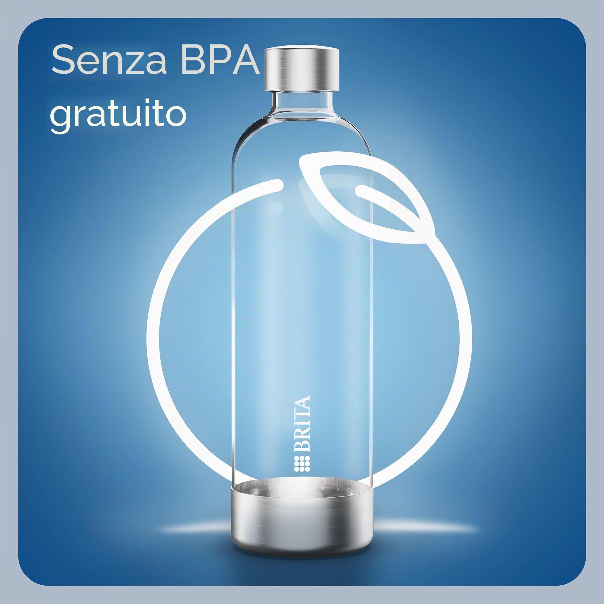 Confezione Da 2 Bottiglie Brita Pet - Sodaone - 1l