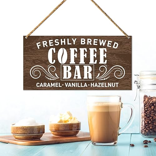 Miniatura 7 de Letrero para decoración de cafetería, hora de Cafecito, letrero de puerta de café de granja para decoración del hogar, cocina, comedor, decoración
