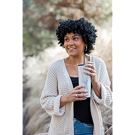 Simple Modern Tumbler Lid with Straw | Reusable Replacement ONLY Fits Simple Modern, S|M | Stainless Steel Classic, Journey, Scout Travel Coffee Mug Water Bottle | Classic Collection | Winter White