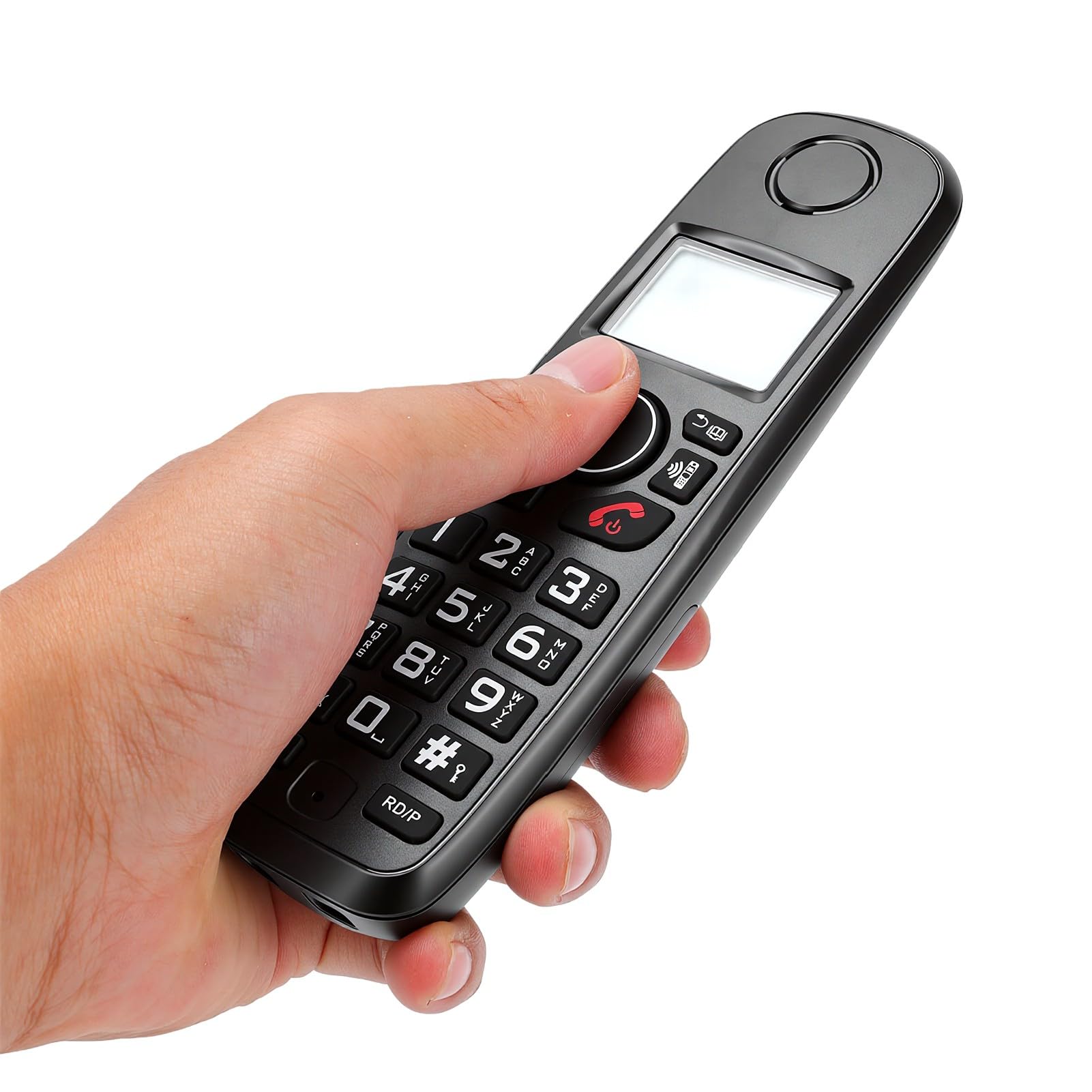 Telefono Cordless DECT con Ricevitore ID Chiamante (Spina europea)
