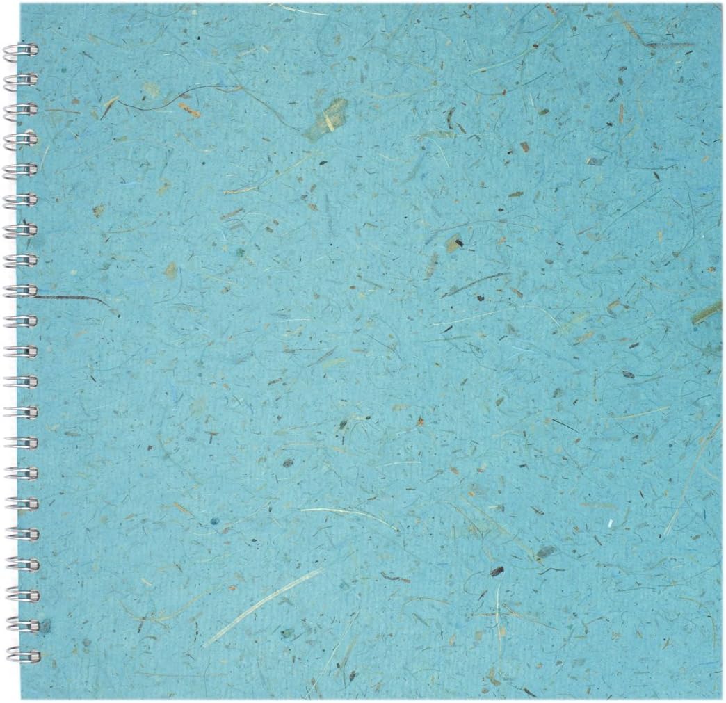 Pink Pig 11x11 Square Posh Banana Pig White Paper Sketchbook - Sky