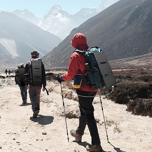 Miniatura 6 de FlexSolar 20W Panel Solar Cargador 5V USB-A USB-C Salida Portátil Plegable Pequeña Energía IP67 Impermeable para Camping, Mochilero, Senderismo