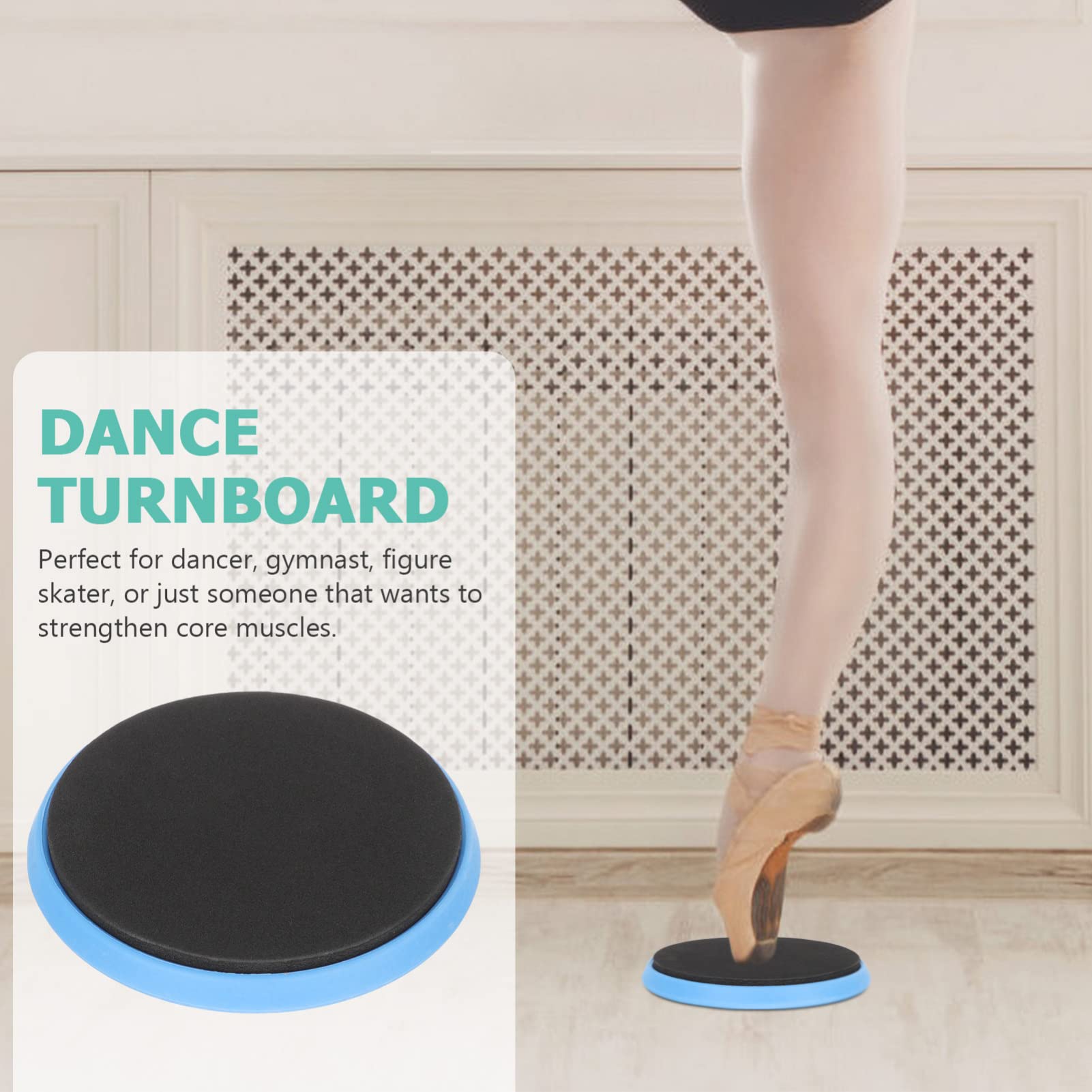 BESPORTBLE Plateau Tournant pour Danseuses Planche Équilibre pour Patinage Outil Entraînement Rotatif pour Danse