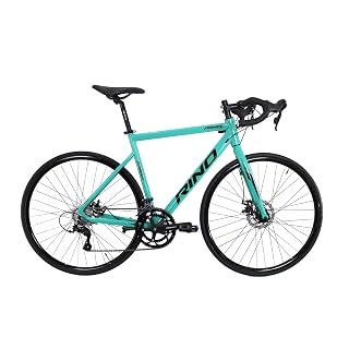 Bicicleta Aro 700 Rino Speed Gaya Alumínio 2x9v Disco (Preta)