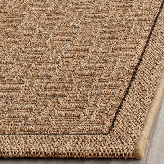 SAFAVIEH Palm Beach Collection Area Rug - 9' x 12', Natural, Sisal Design, Non-Shedding & Easy Care, Ideal for High Traffic Areas in Living Room, Bedroom (PAB359A)