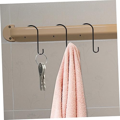 Miniatura 6 de Zerodeko Ganchos de pared en forma de S para abrigos, colgador de plantas de alta resistencia, colgador de carillón de viento, ganchos de metal