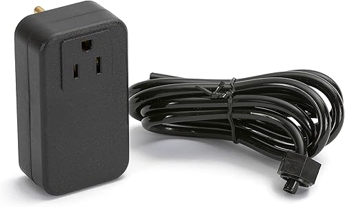 Lew Electric Interruptor de aire y controlador de eliminación de basura con botón (bronce champán)