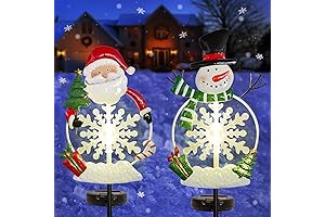 Enchanting Solar Snowflake Stakes: A Festive Addition to Your Winter Wonderland