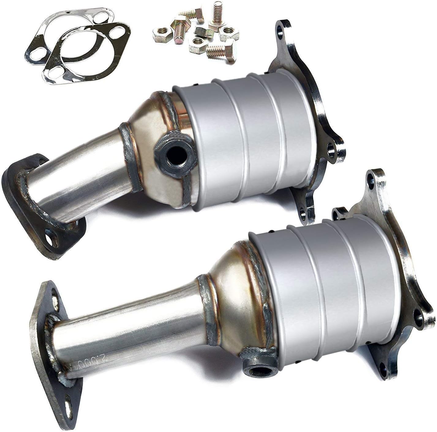 Catalytic Converter Replacement for Ford Edge, Flex, Fusion, Taurus | Lincoln MKS, MKX, MKZ | Mercury Sable | V6 3.5L Front & Rear Manifold OBDII Direct Fit with Gaskets Included