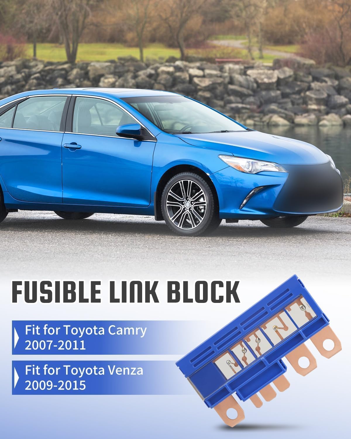 82620-33030 Fuse Fusible Link Block Assembly Replacement for Toyota Camry 2007 2008 2009 2010 2011 Venza 2009 2010 2011 2012 2013 2014 2015 Multi Link Fuse Replace 8262033030