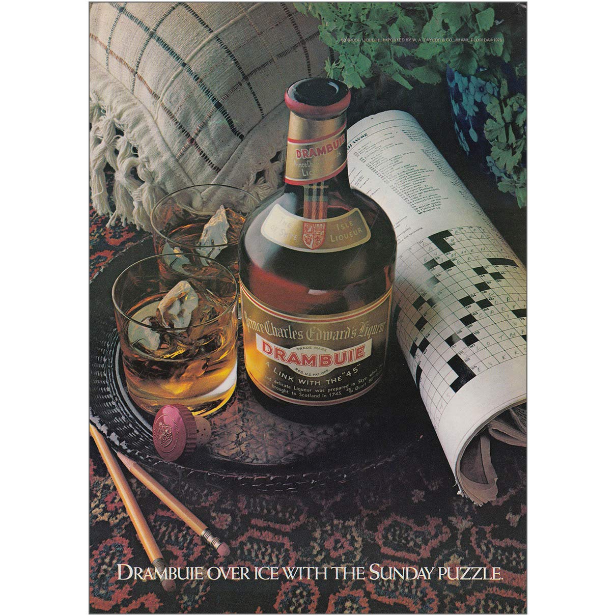 Buy RelicPaper 1979 Drambuie Over Ice with The Sunday Puzzle, Drambuie