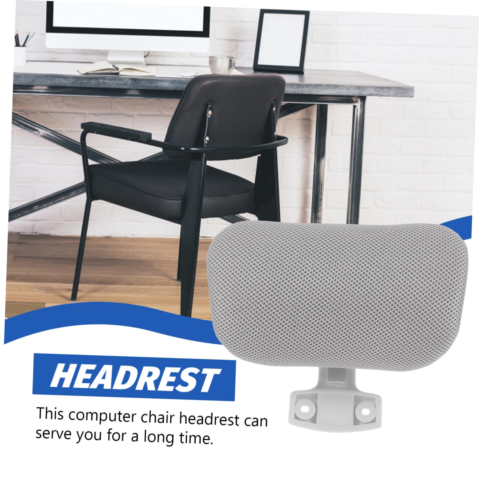 Nachrüstbare Bürostuhl Kopfstütze 4cm für Büro und Zuhause Höhenverstellbar