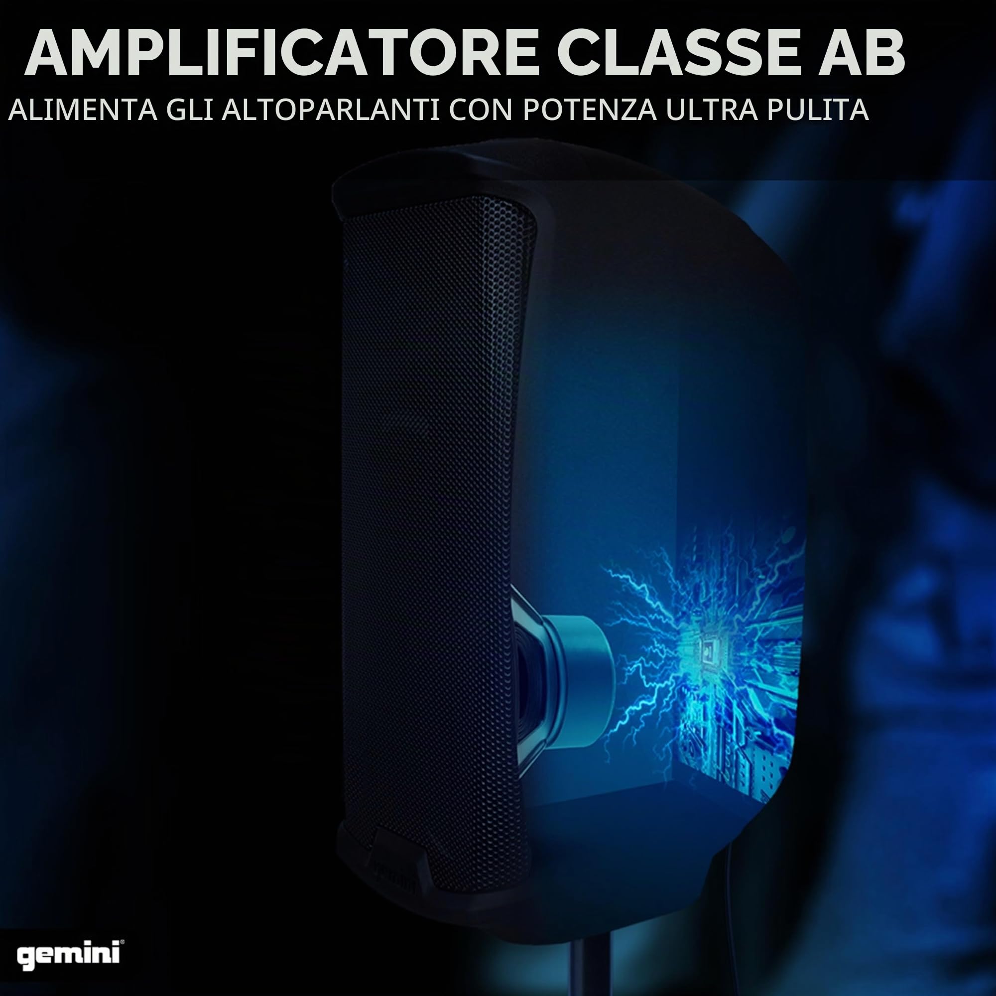 Gemini Sound AS-2115P: Altoparlante attivo da 15” da 2000 Watt