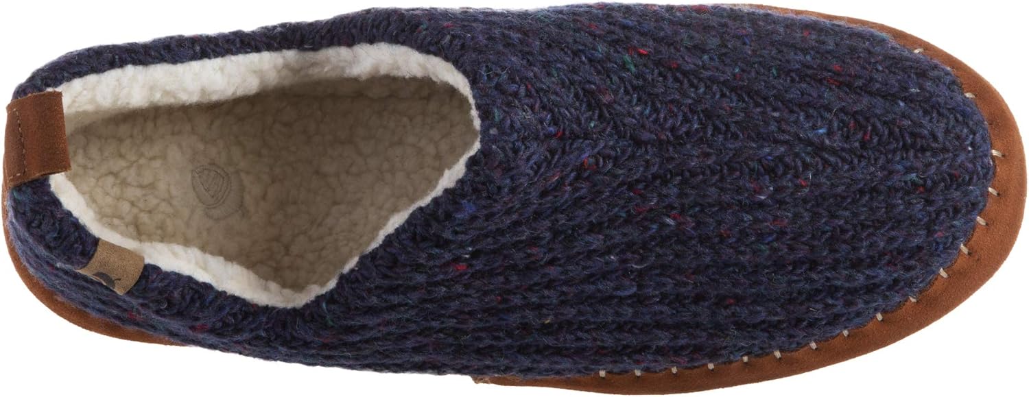 Acorn mens Camden Recycled Moccasin Slippers With Berber Lining - Image 4