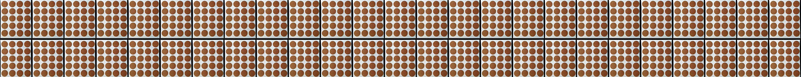 13mm Self Adhesive Screw Cover Caps Stick on Furniture Sticker Screw Hole - Walnut x1000