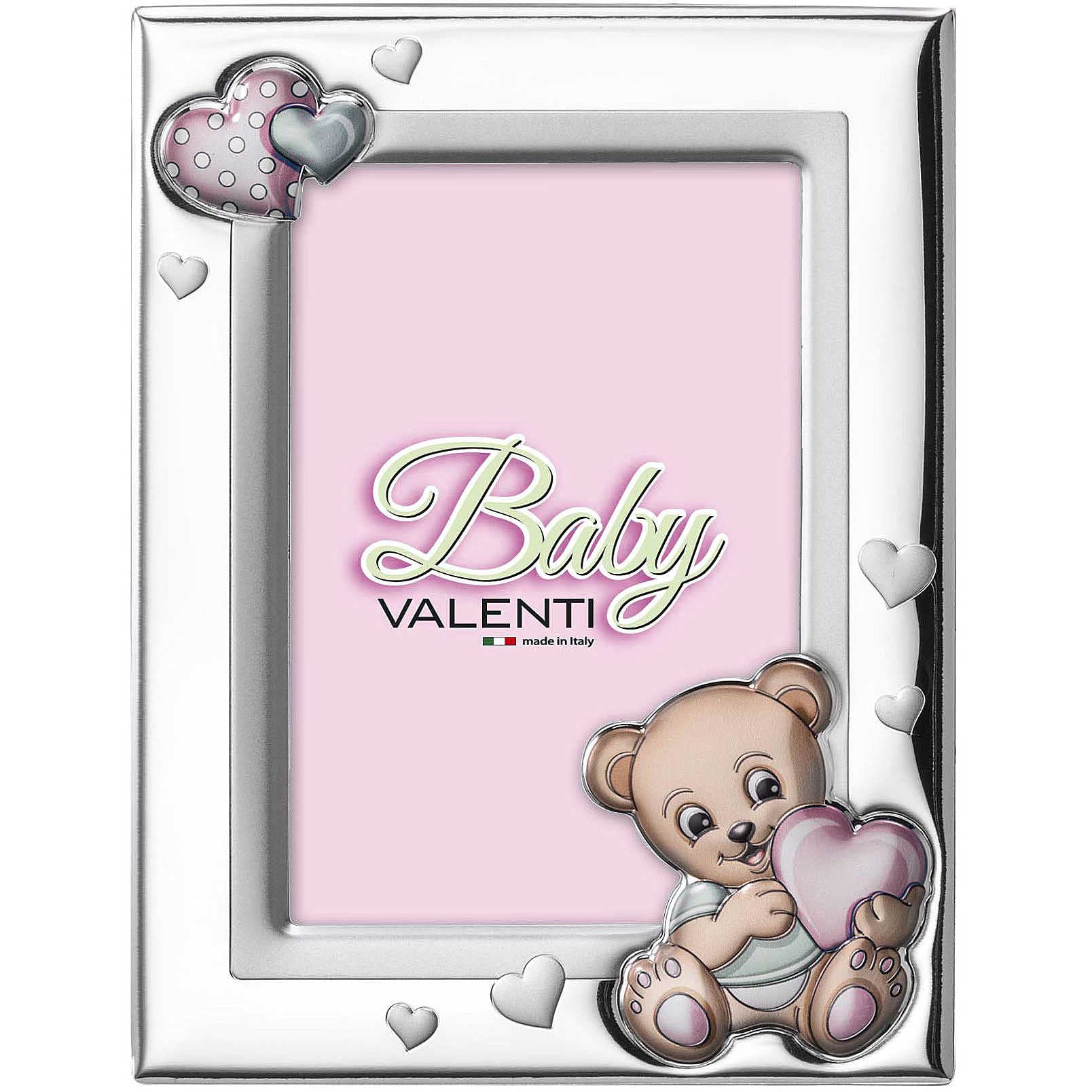 Cornice Valenti&CO. Bimbo B1354 13x18 R in Laminato Argento PVD