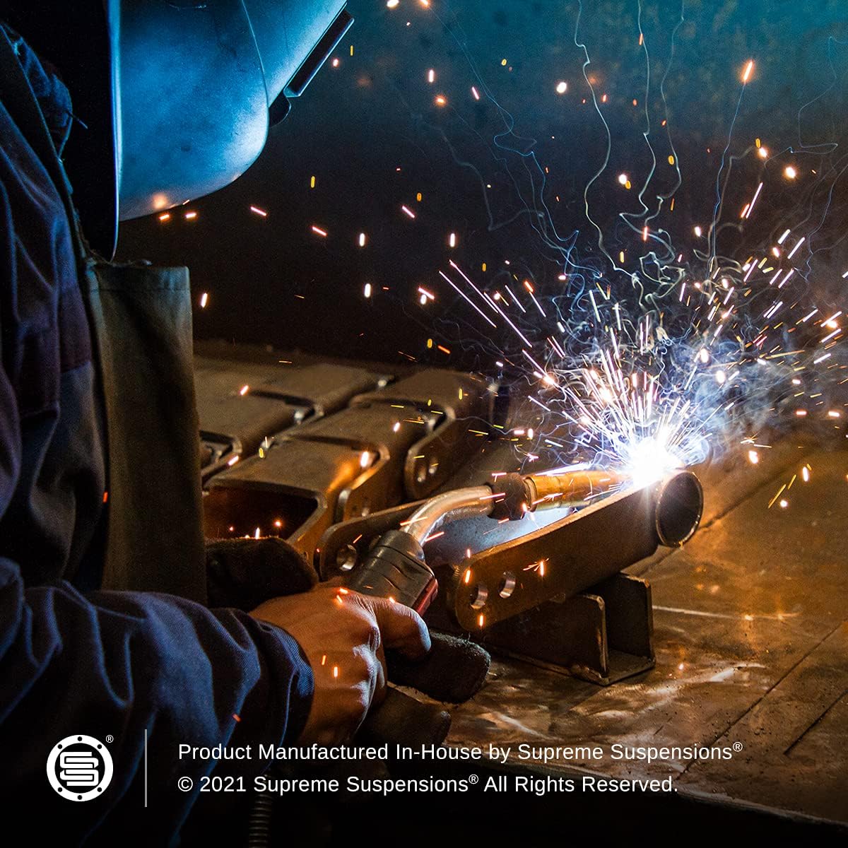 Supreme Suspensions - 2 Inch Rear Lowering Kit for 2004-2008 Ford F-150 (4x2 / 4x4) High-Strength Steel Drop Shackles - Can Cooler Included with Purchase