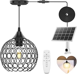 12 Island Kitchen Lighting Ideas for Bright Functional Ambience 30 Vintage Hanging Solar Chandelier, Dimmable 2700K Shed Lights Indoor/Outd...