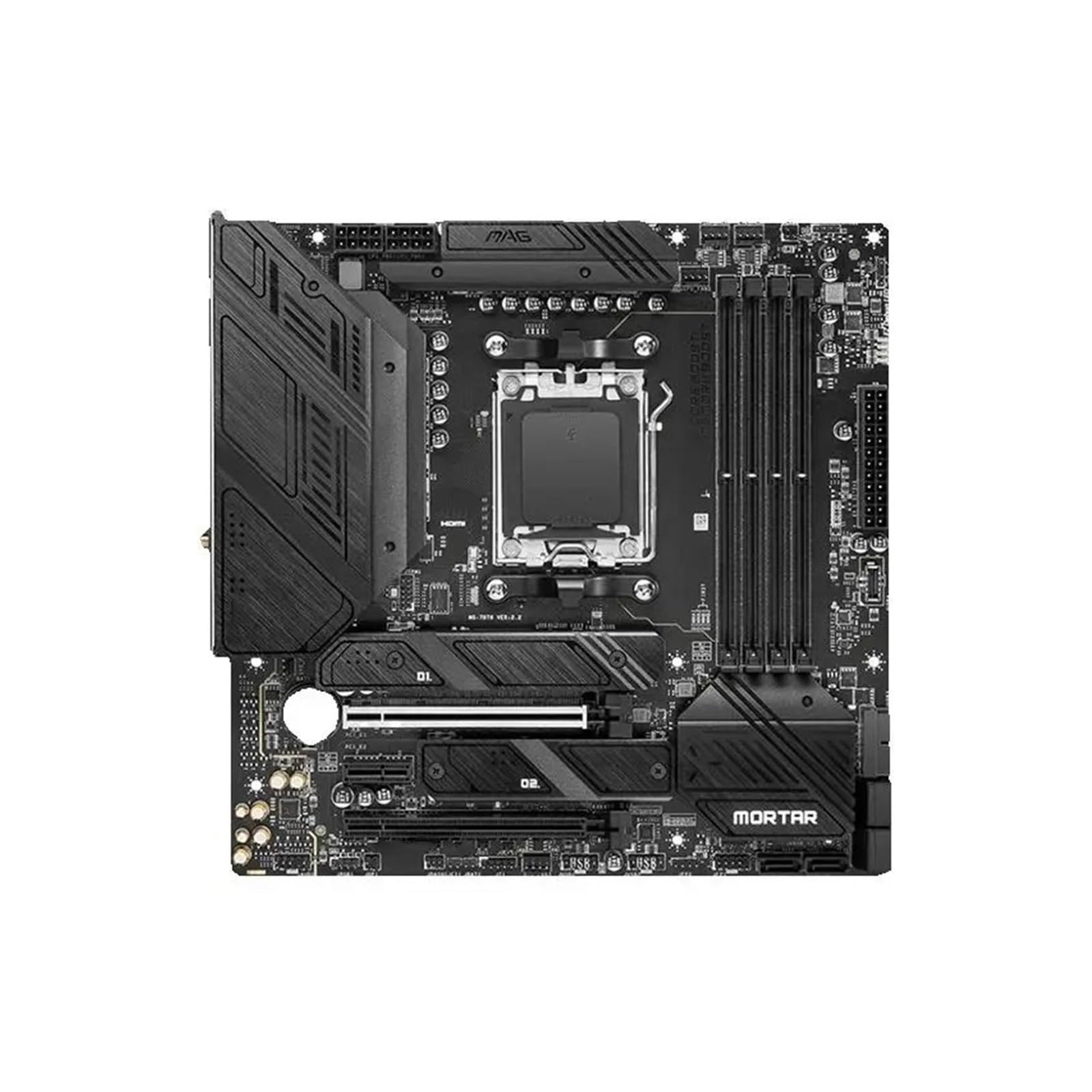 Motherboard Scheda madre Fit For MSI MAG B650M MORTAR WIFI Micro-ATX B650 DDR5 6400+(OC) MHz M.2 USB3. 192G Double Channel Socket AM5