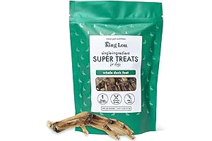 King Lou Pets - Whole Duck Feet for Dogs: The Quacktastic Treat for Canine Joints