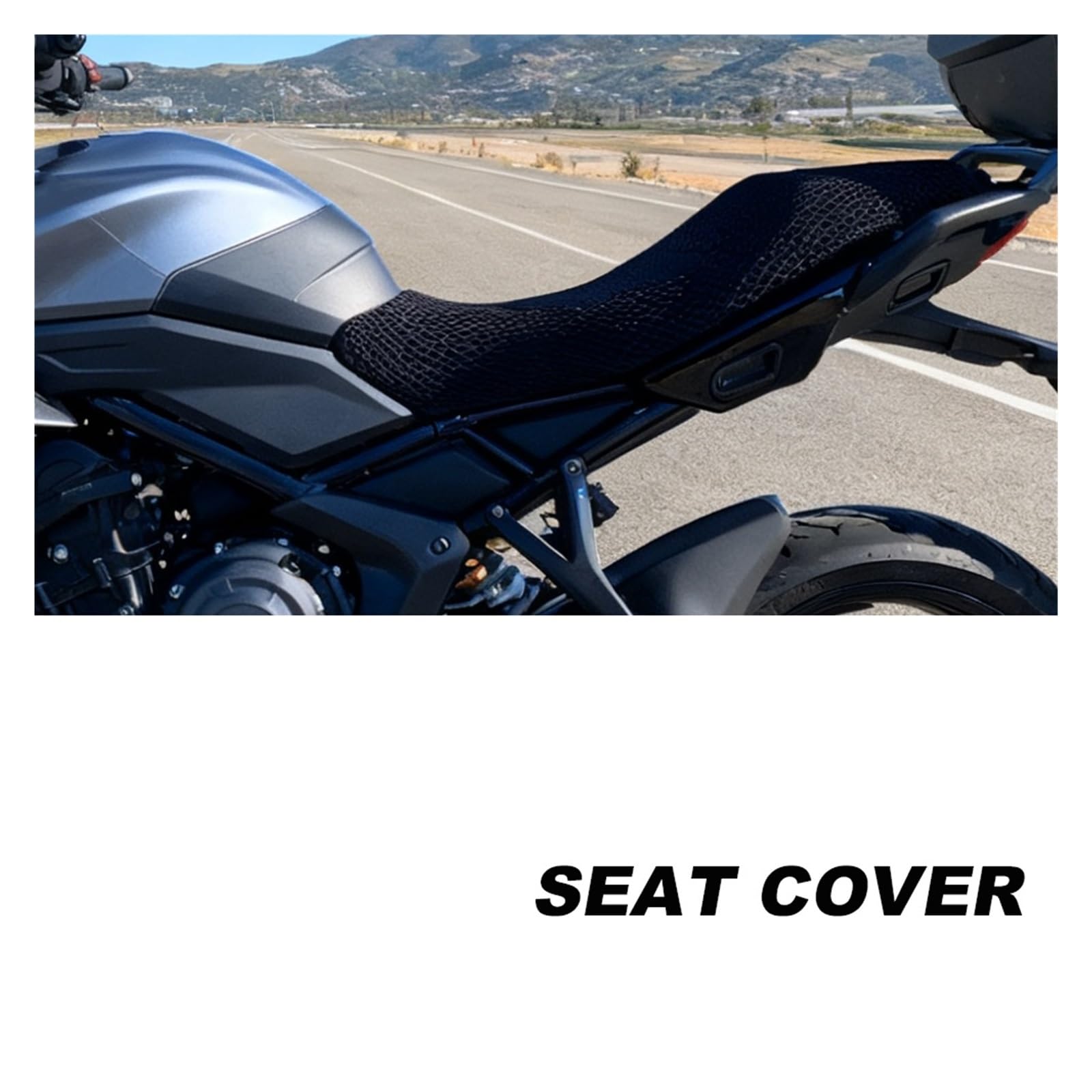 Motocicletta‌ copri Sella Coprisella Per Tiger Sport 660 2022 2023 Copertura Di Sede Del Motociclo Dissipazione Calore Accessori Protezione Moto Passeggero Proteggere