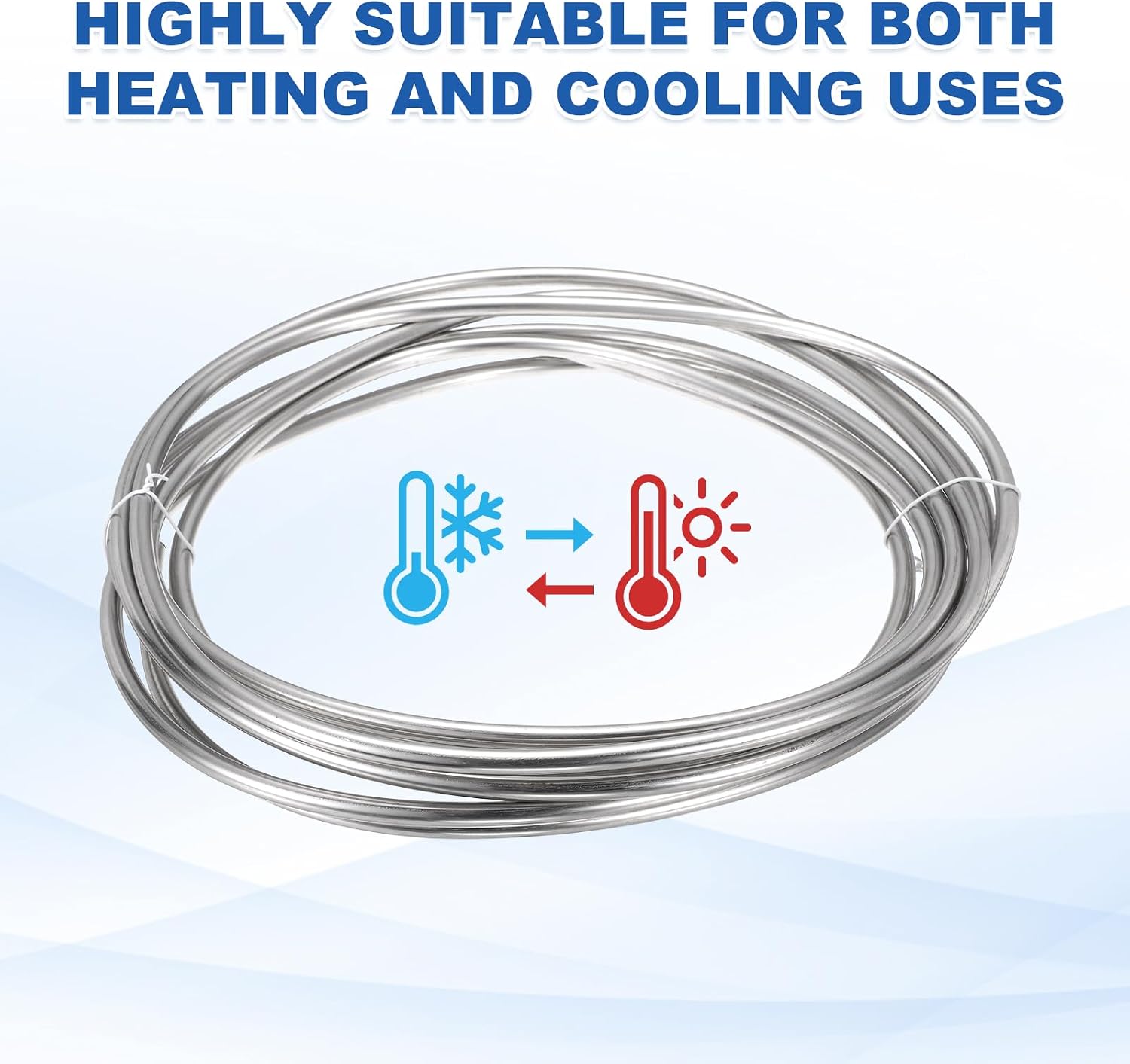 uxcell Stainless Steel Tubing Coil, 5/16" OD x 19.69 ft Industrial 316 Stainless Steel Welded Tubing with Gloves, Silver Tone 0.02"Thickness